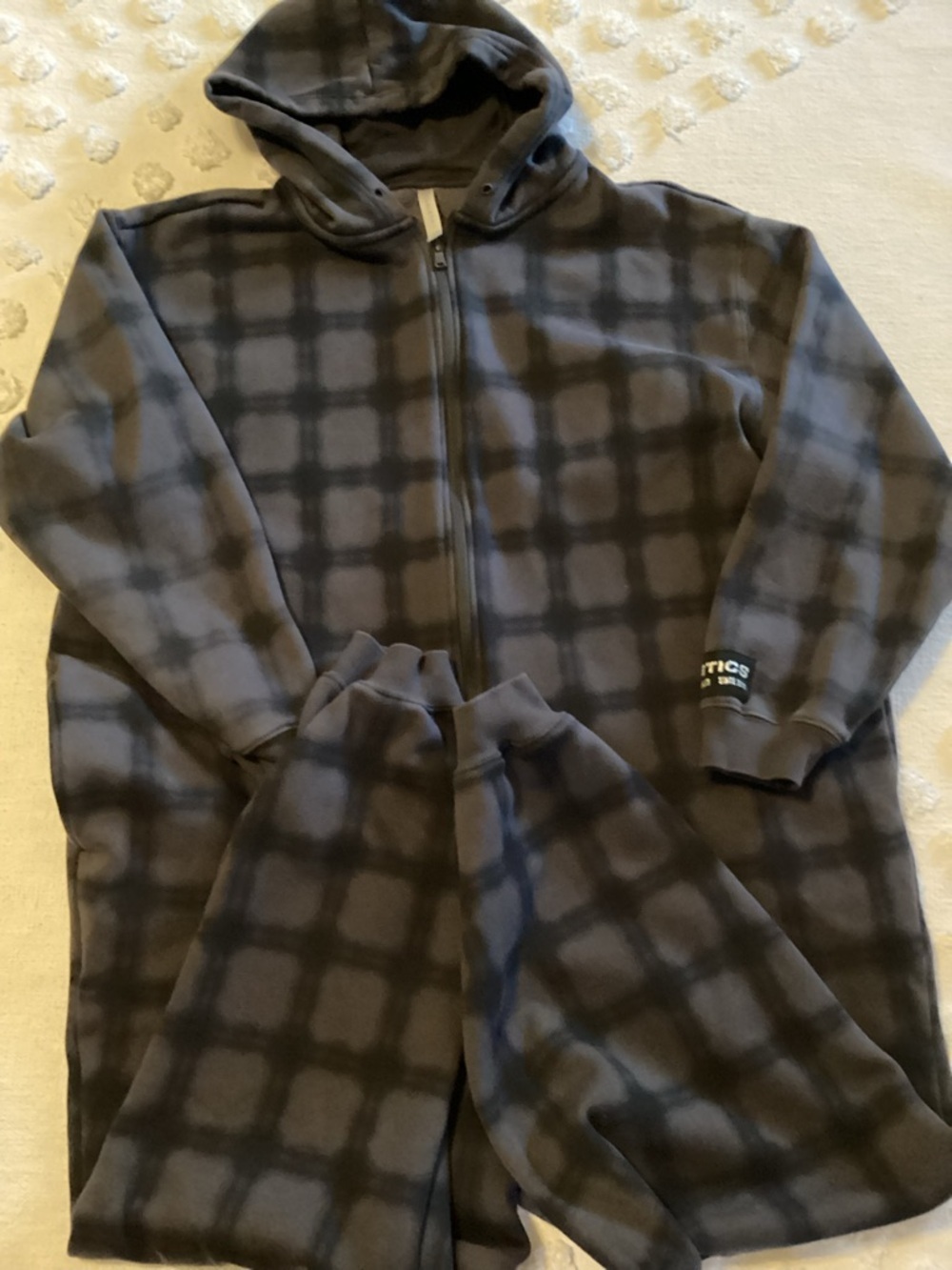 Fabletics Cozy Fleece Hooded Onesie SZ XXL/1X